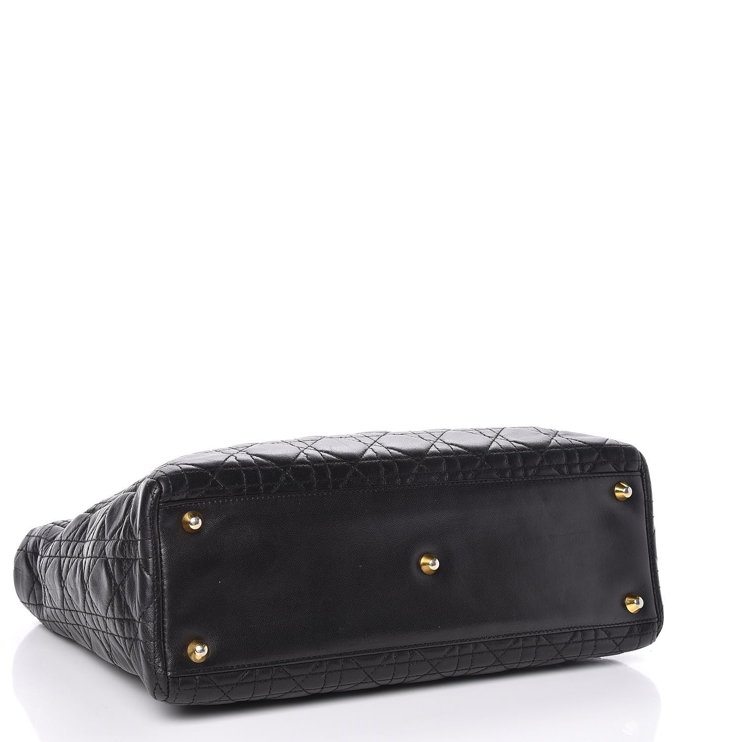 Christian Dior Lambskin Cannage Large Lady Dior Black 4 of 10