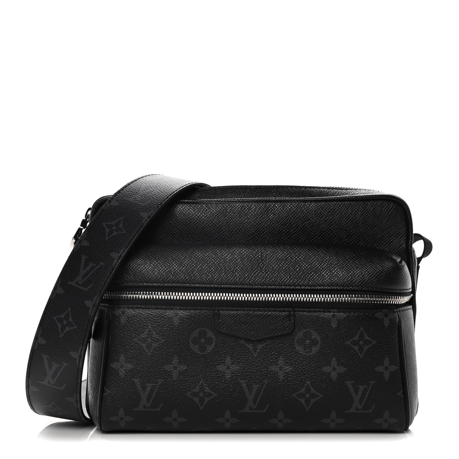 Louis Vuitton Taiga Monogram Eclipse Outdoor Messenger Black 1 of 14