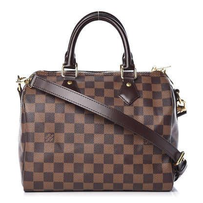Louis Vuitton Damier Ebene Speedy Bandouliere 25 1 of 10
