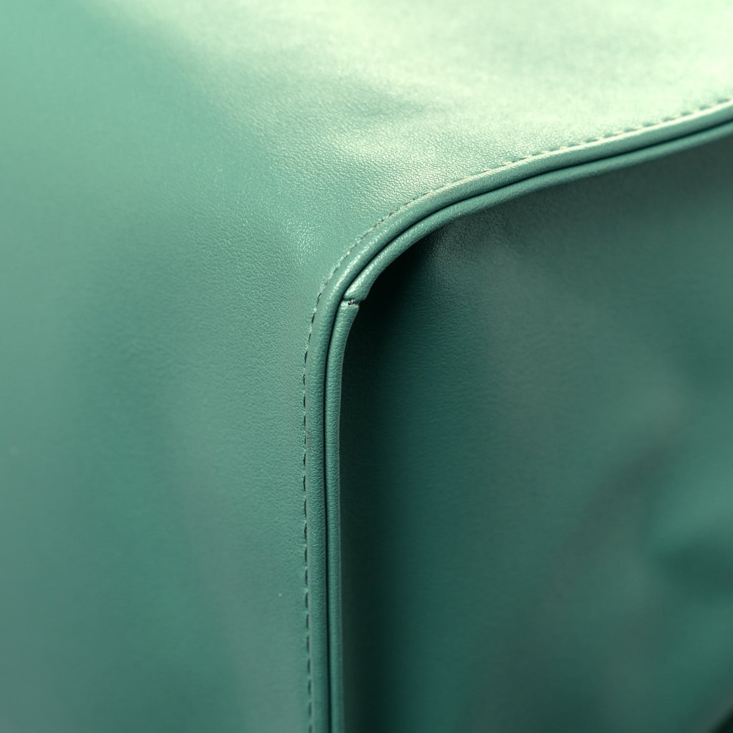 Vegan Leather Large Shopping Bag Sage