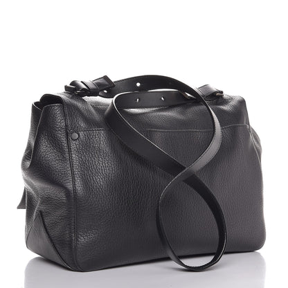 Proenza Schouler Pebbled Calfskin Double Sided PS Courier Bag Black 4 of 8