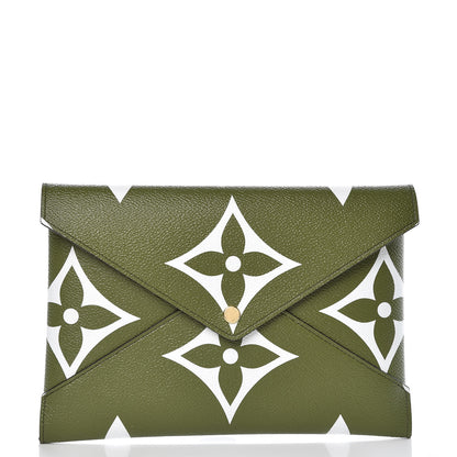 Louis Vuitton Monogram Giant Large Kirigami Pochette Kaki 1 of 6