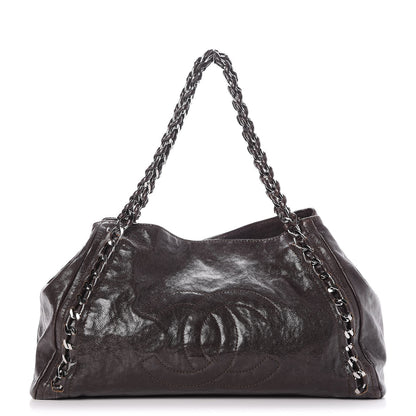 Chanel Glazed Caviar East West Modern Chain Tote Brown 1 of 9