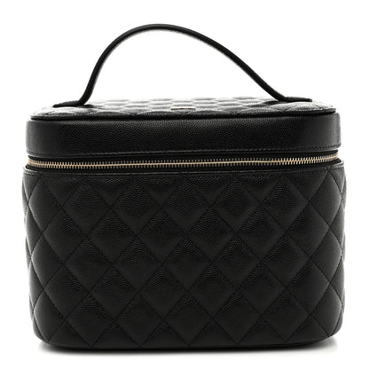 Chanel Caviar Quilted Vanity Pouch Black 1 of 7