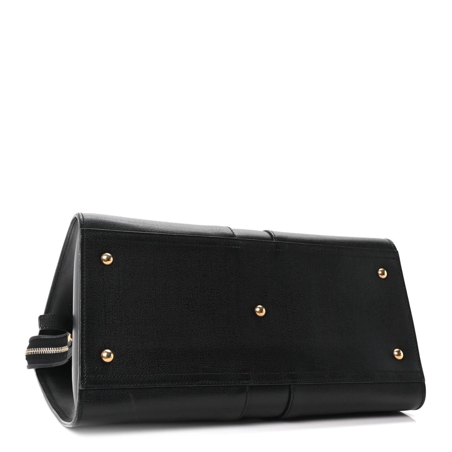 Textured Calfskin Medium Cabas ChYc Black