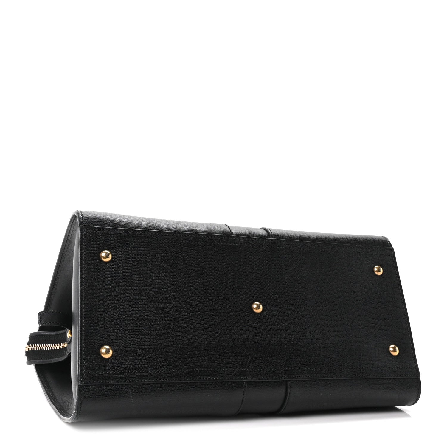 Saint Laurent Textured Calfskin Medium Cabas ChYc Black 4 of 10