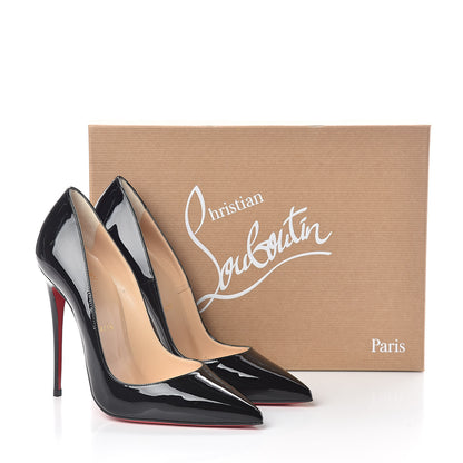 Christian Louboutin Patent So Kate 120 Pumps 37 Black 8 of 8