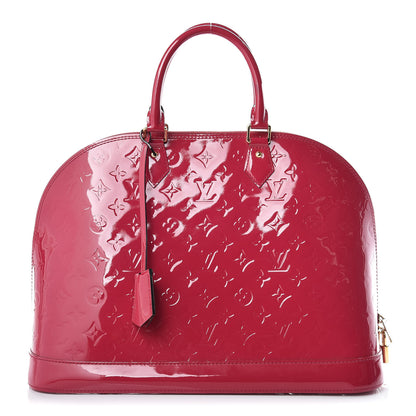 Louis Vuitton Vernis Alma GM Rose Indien 1 of 15