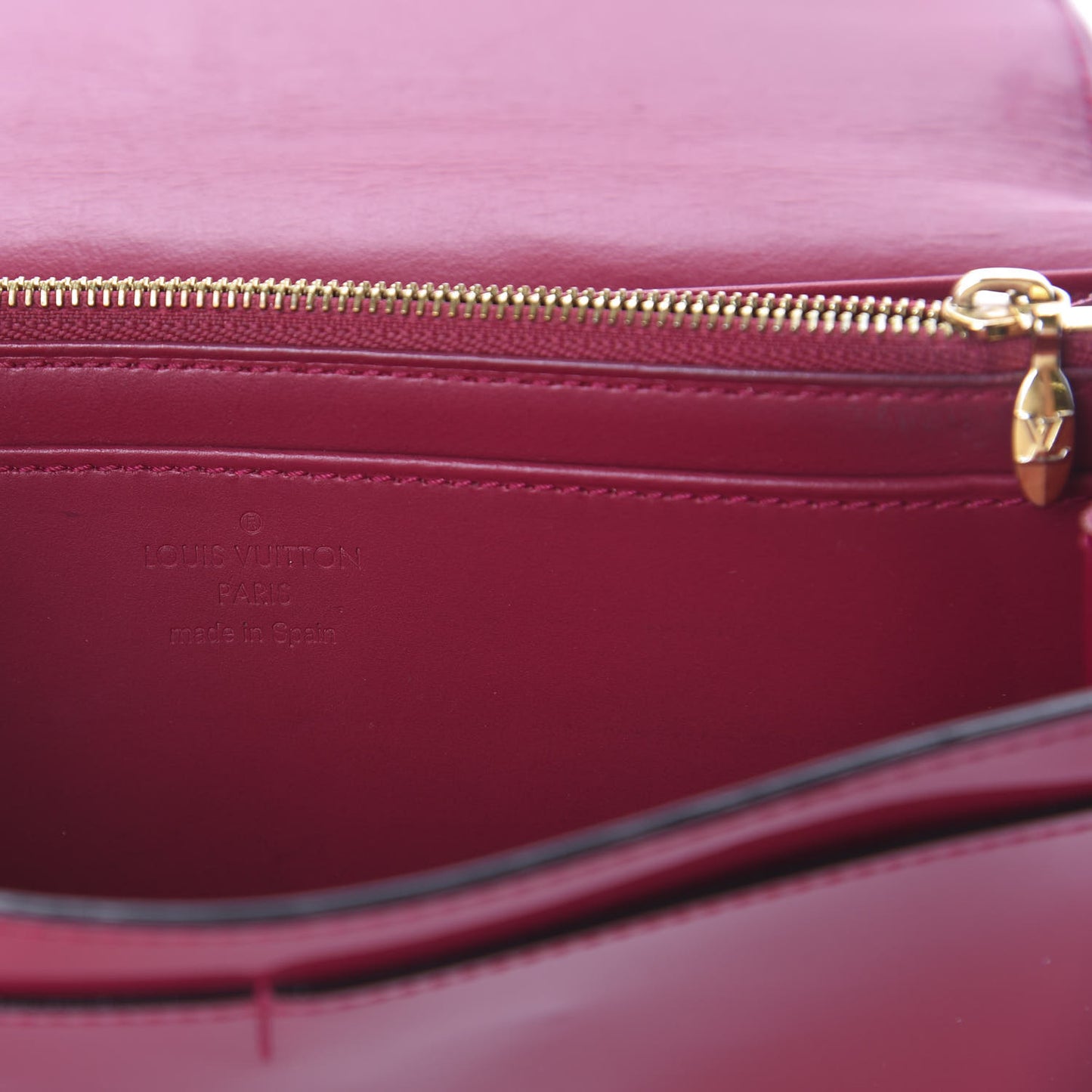 Patent Louise Wallet Rose Indien