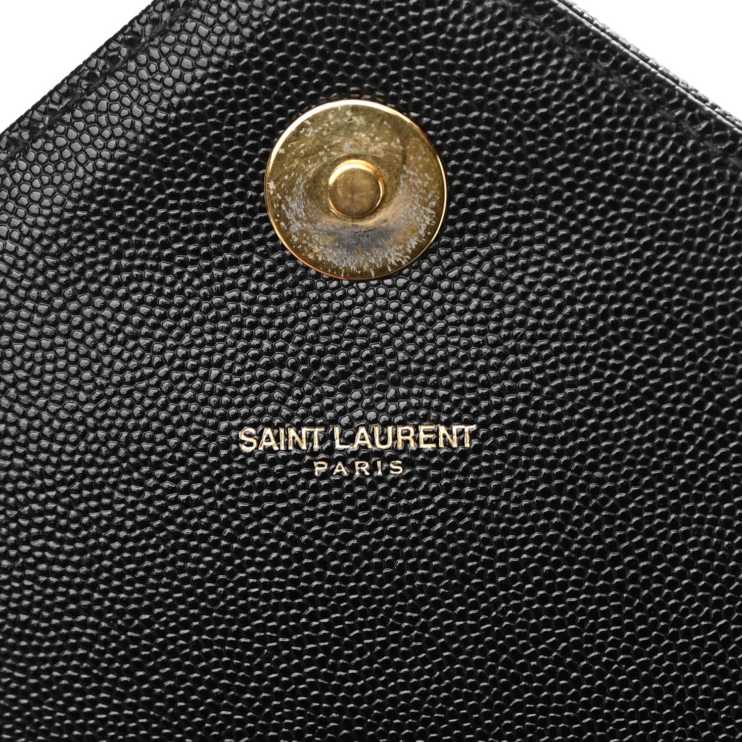 Saint Laurent Grain De Poudre Matelasse Chevron Large Monogram Satchel Black 7 of 10