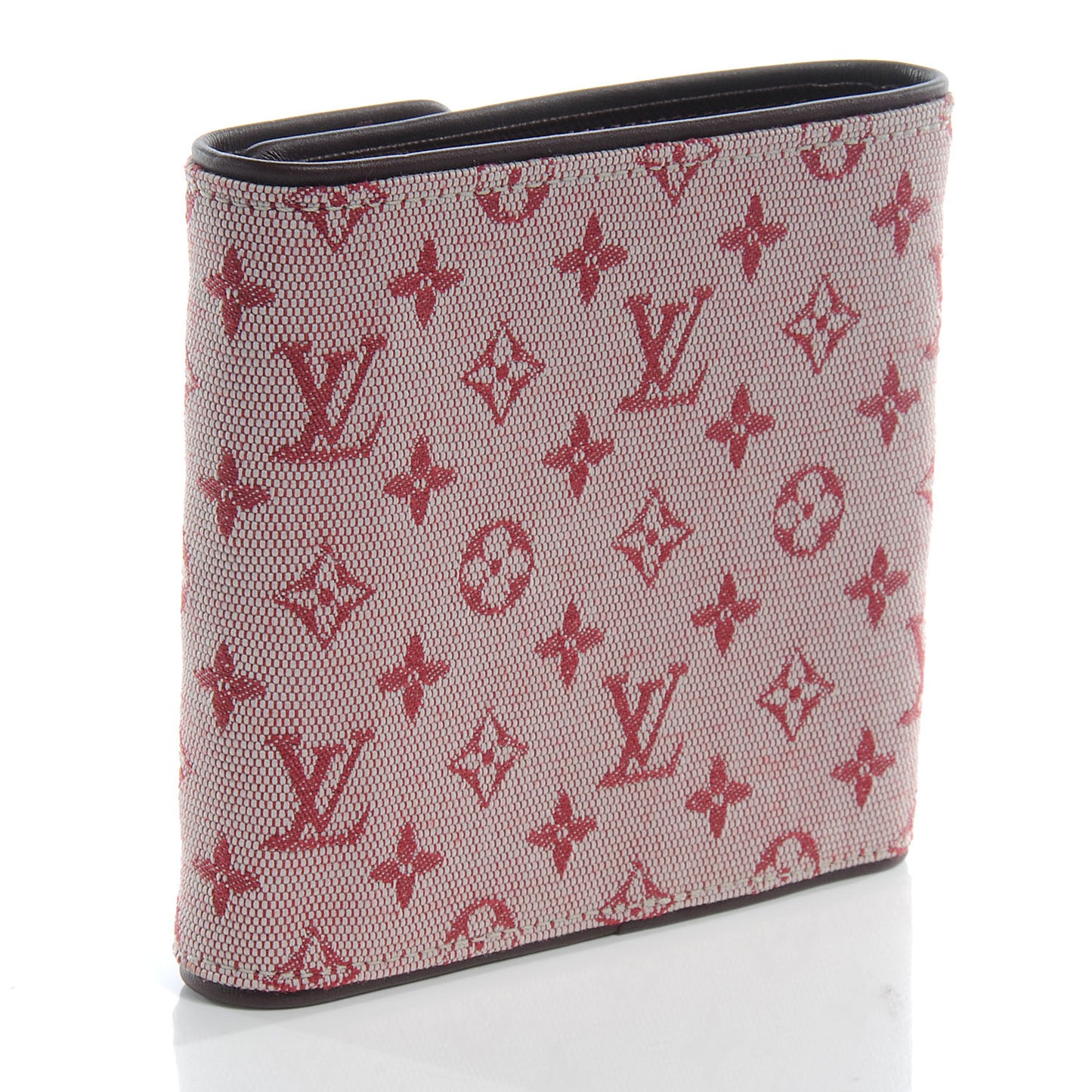Mini Monogram Compact Wallet Cherry