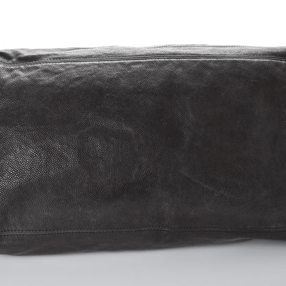 Chanel Distressed Caviar XL Coco Cabas Black 9 of 12