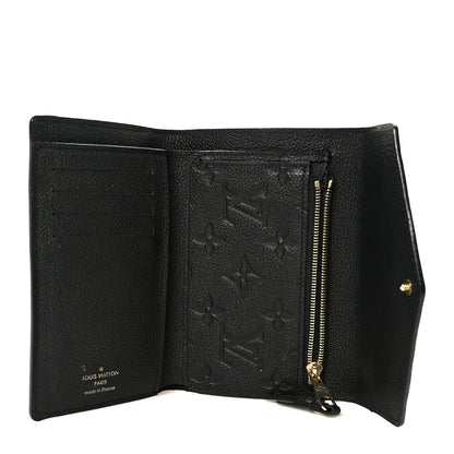 Louis Vuitton Empreinte Compact Curieuse Wallet Black 6 of 9