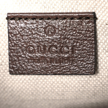 Gucci GG Supreme Monogram Mini Neo Vintage Double Zip Messenger Bag Beige New Acero Crop 5 of 9