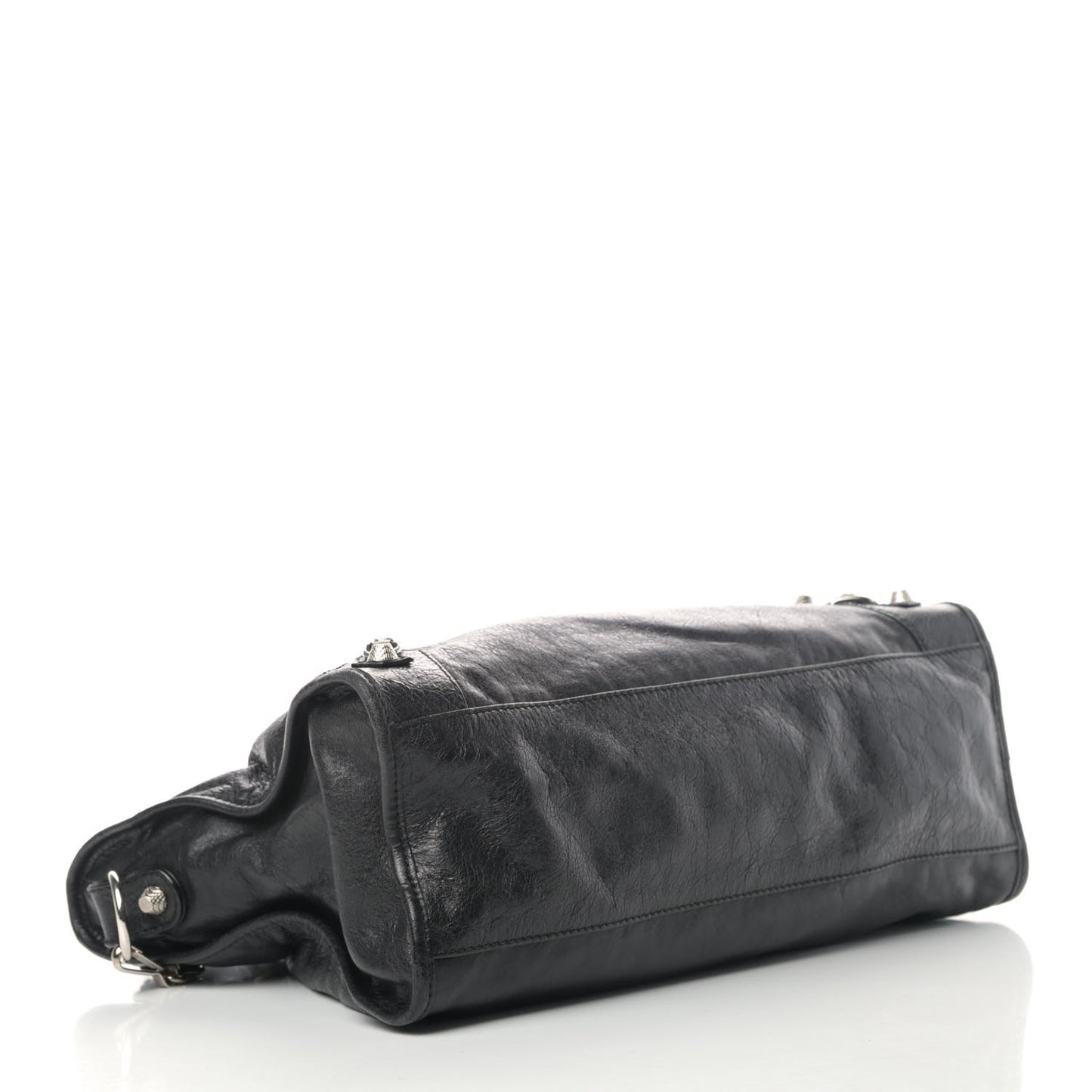 Agneau Giant 12 Silver Hardware City Black