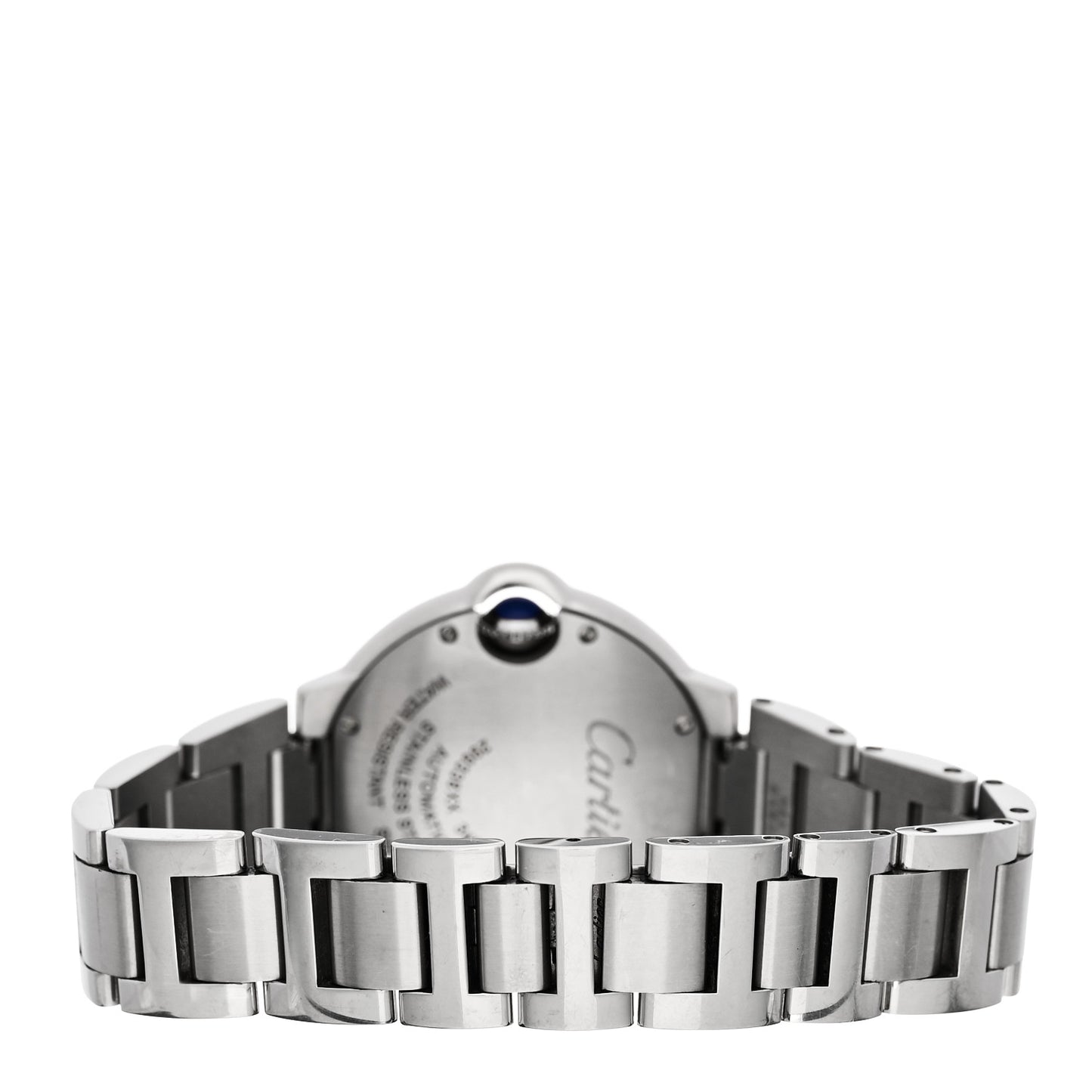 Stainless Steel Diamond 33mm Ballon Bleu De Cartier Automatic Watch