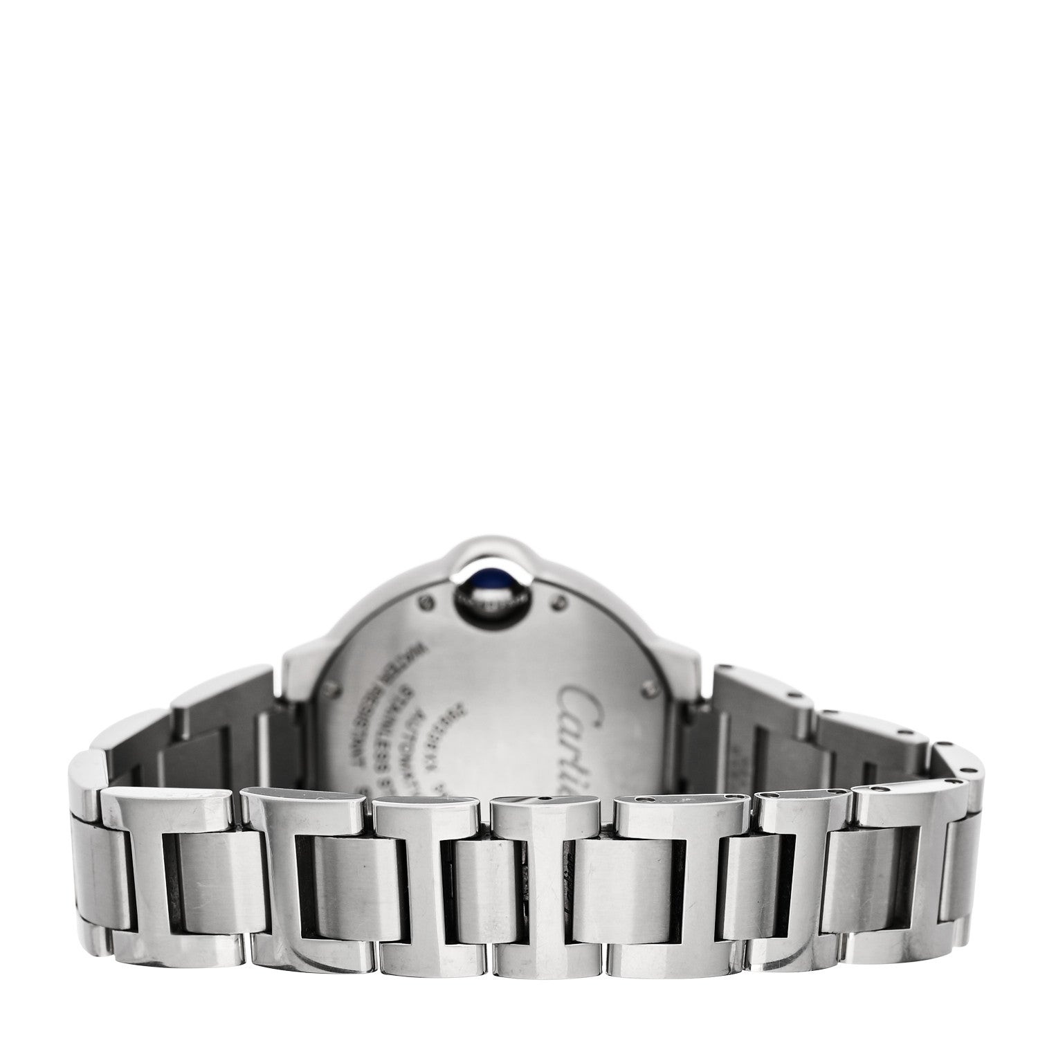 Cartier Stainless Steel Diamond 33mm Ballon Bleu De Cartier Automatic Watch 3 of 4