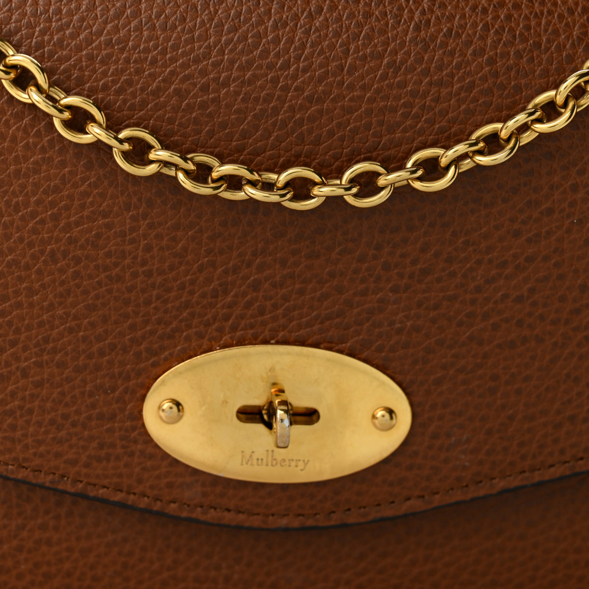 Small Classic Grain Calfskin Small Darley Oak