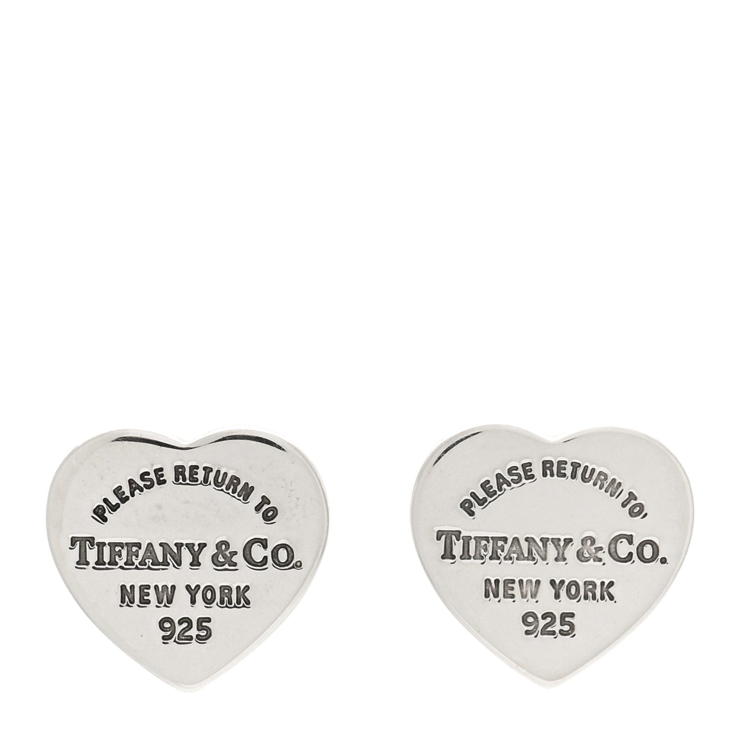 Sterling Silver Mini Return To Tiffany Heart Tag Earrings