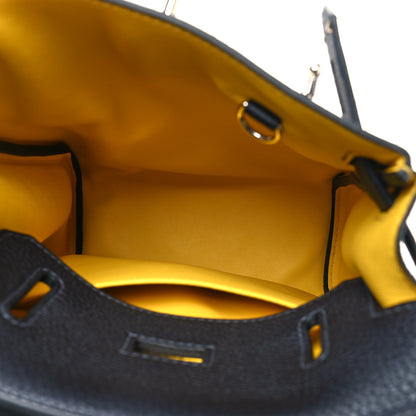 Hermes Togo Hac A Dos PM Backpack Caban Jaune De Naples Feu 5 of 11