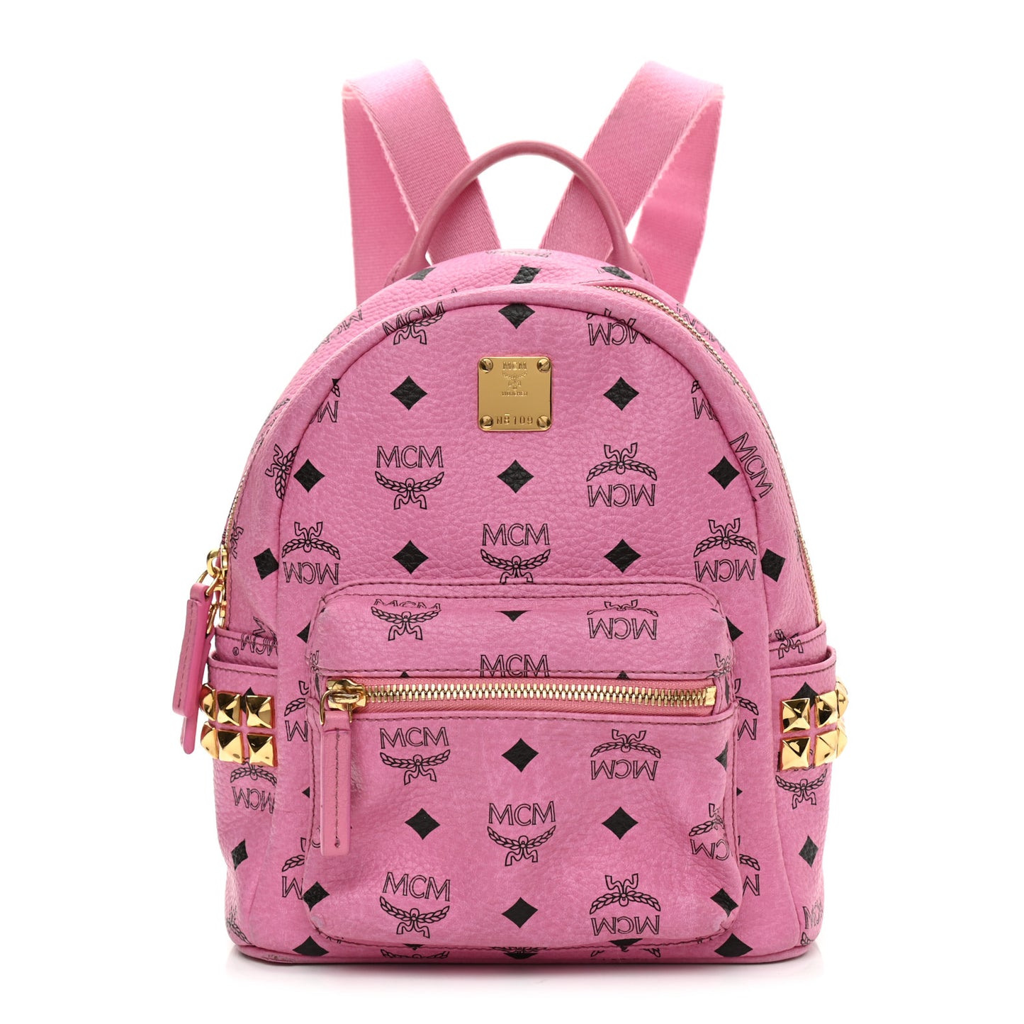 Visetos Side Stud Small Stark Backpack Pink