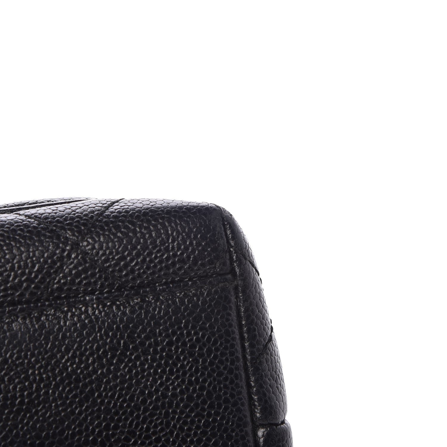 Chanel Caviar Quilted Jumbo Kelly Flap Black 13 of 14