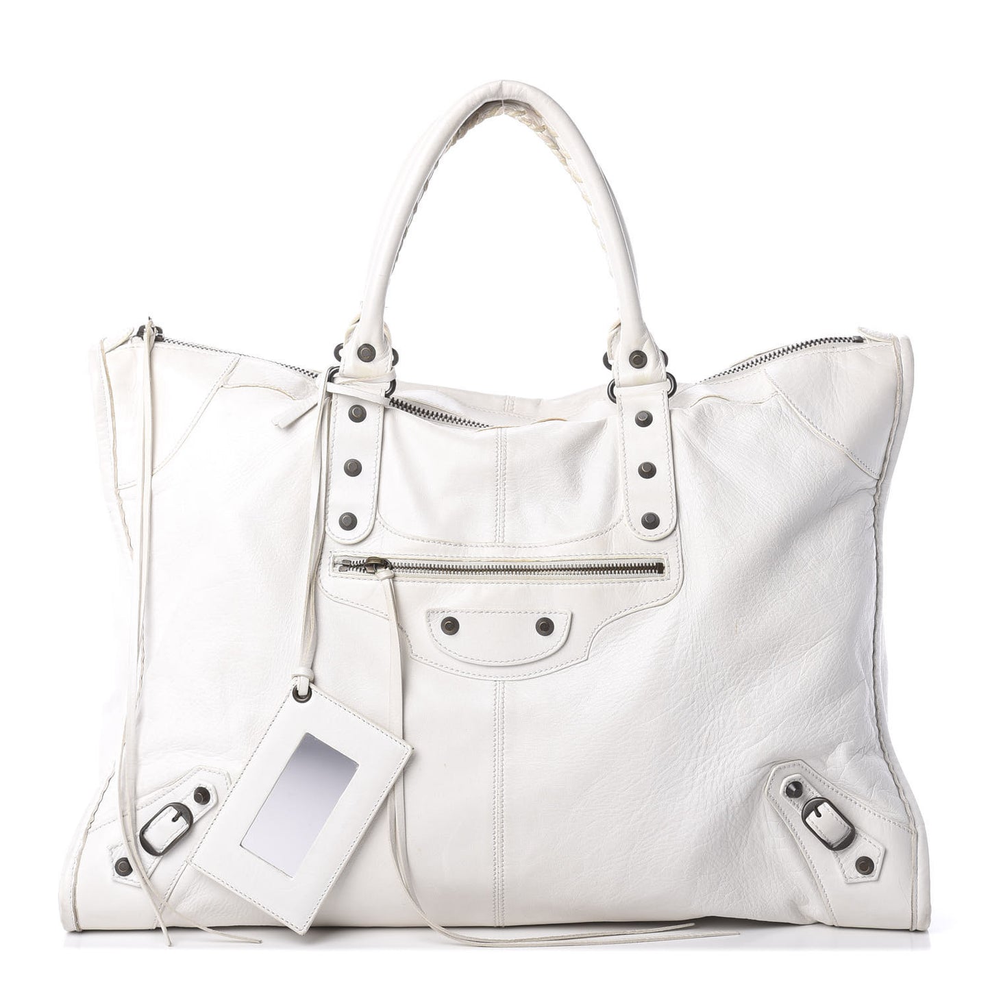Agneau Classic Hardware Weekender White