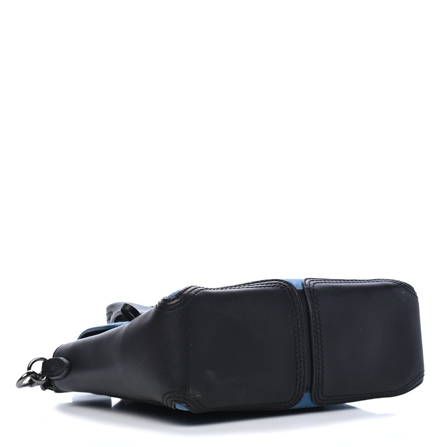 3.1 Phillip Lim Suede Calfskin Mini Pashli Satchel Blue Black 4 of 8