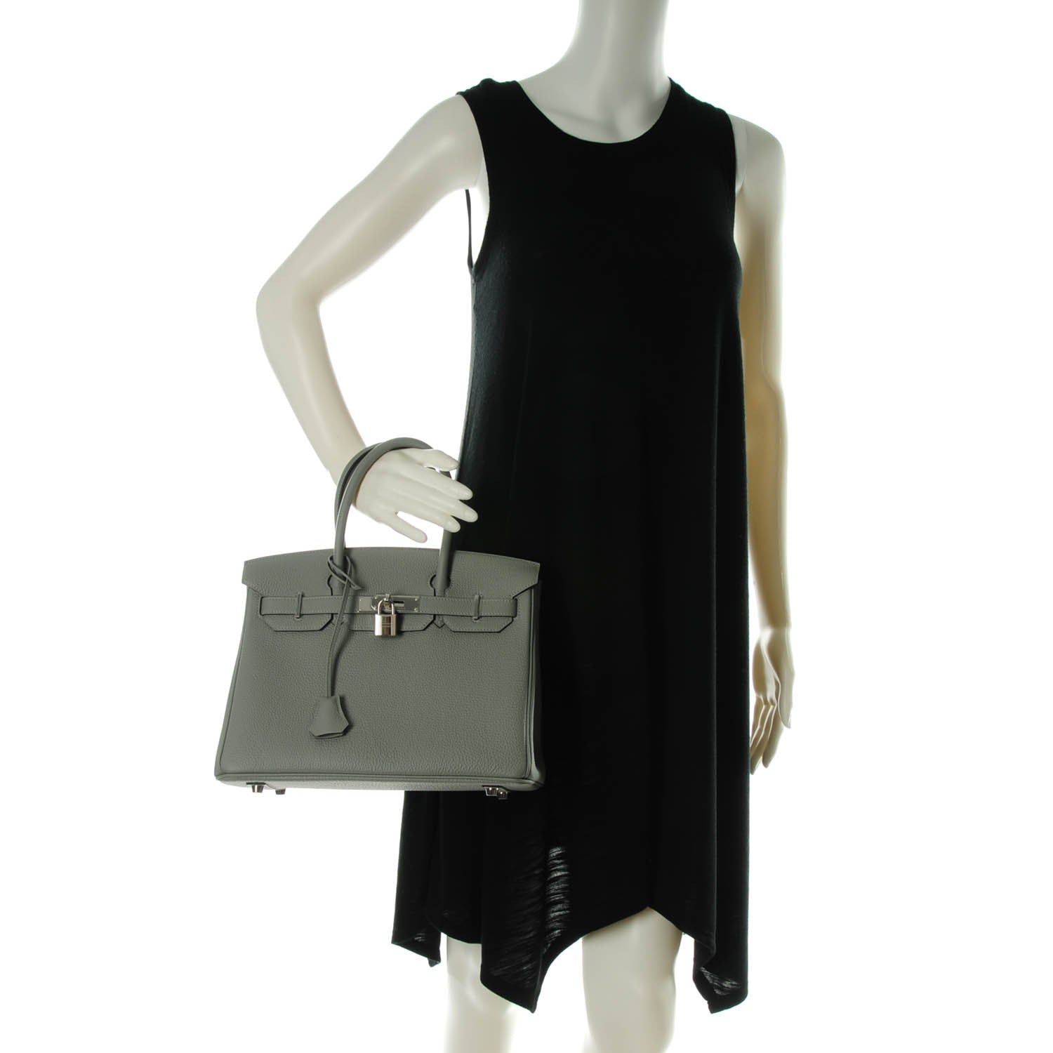 Hermes Togo Birkin 30 Gris Mouette 2 of 28