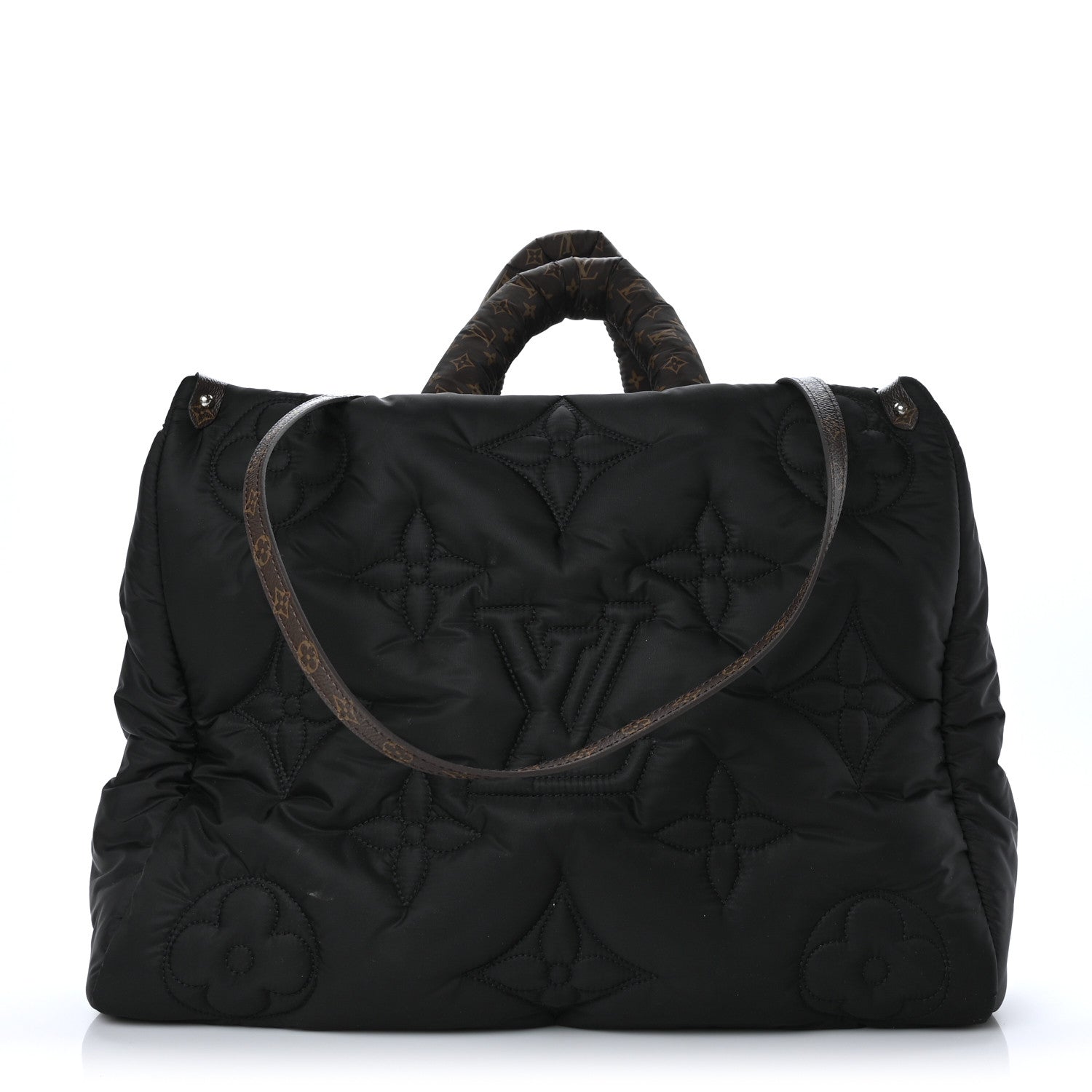 Louis Vuitton Econyl Monogram Pillow Giant Onthego MM Black 1 of 8