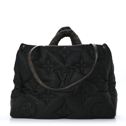 Louis Vuitton Econyl Monogram Pillow Giant Onthego MM Black 1 of 8