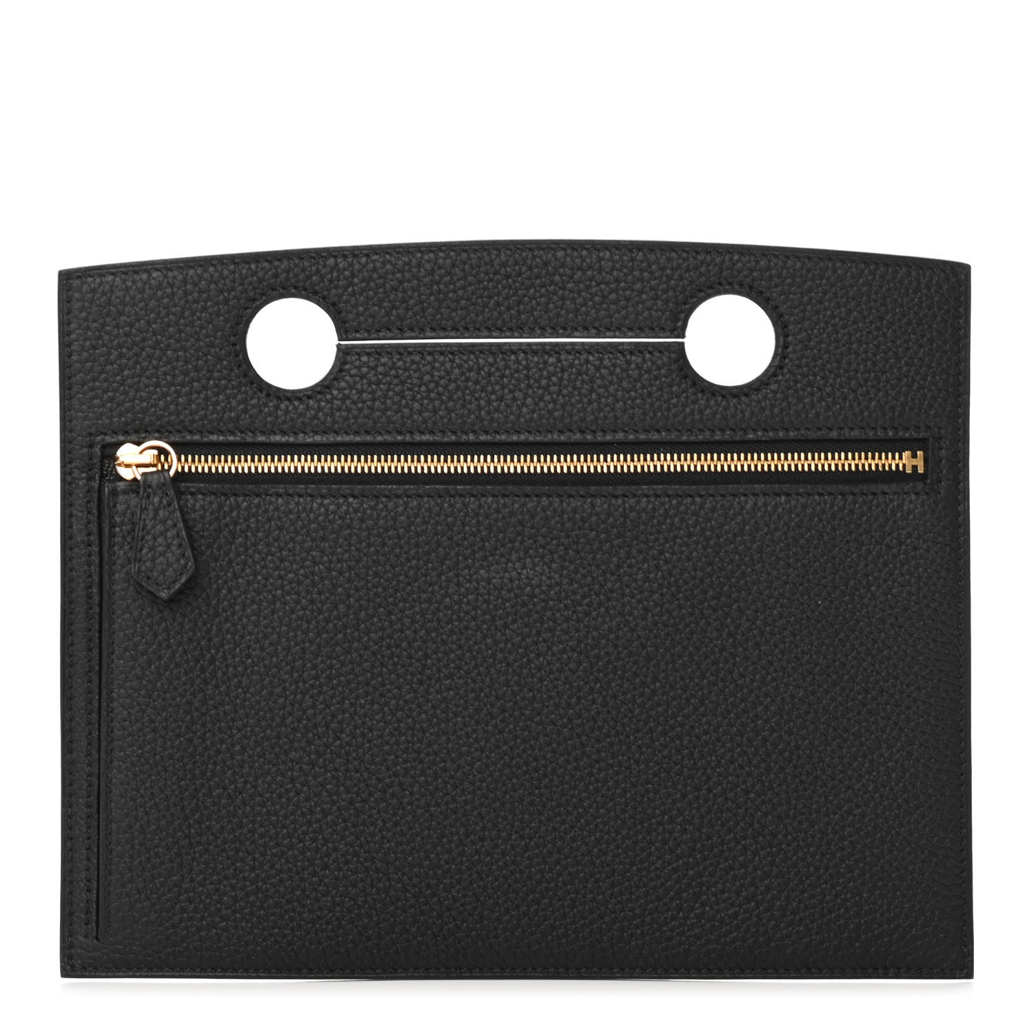 Hermes Togo Backpocket Pouch 30 Black 1 of 4