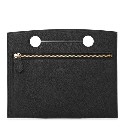 Hermes Togo Backpocket Pouch 30 Black 1 of 4