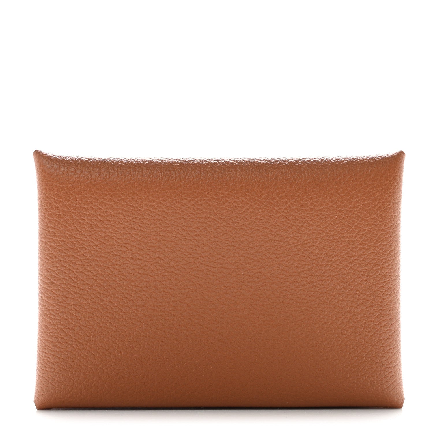 Hermes Evercolor Calvi Duo Card Case Gold 1 of 8