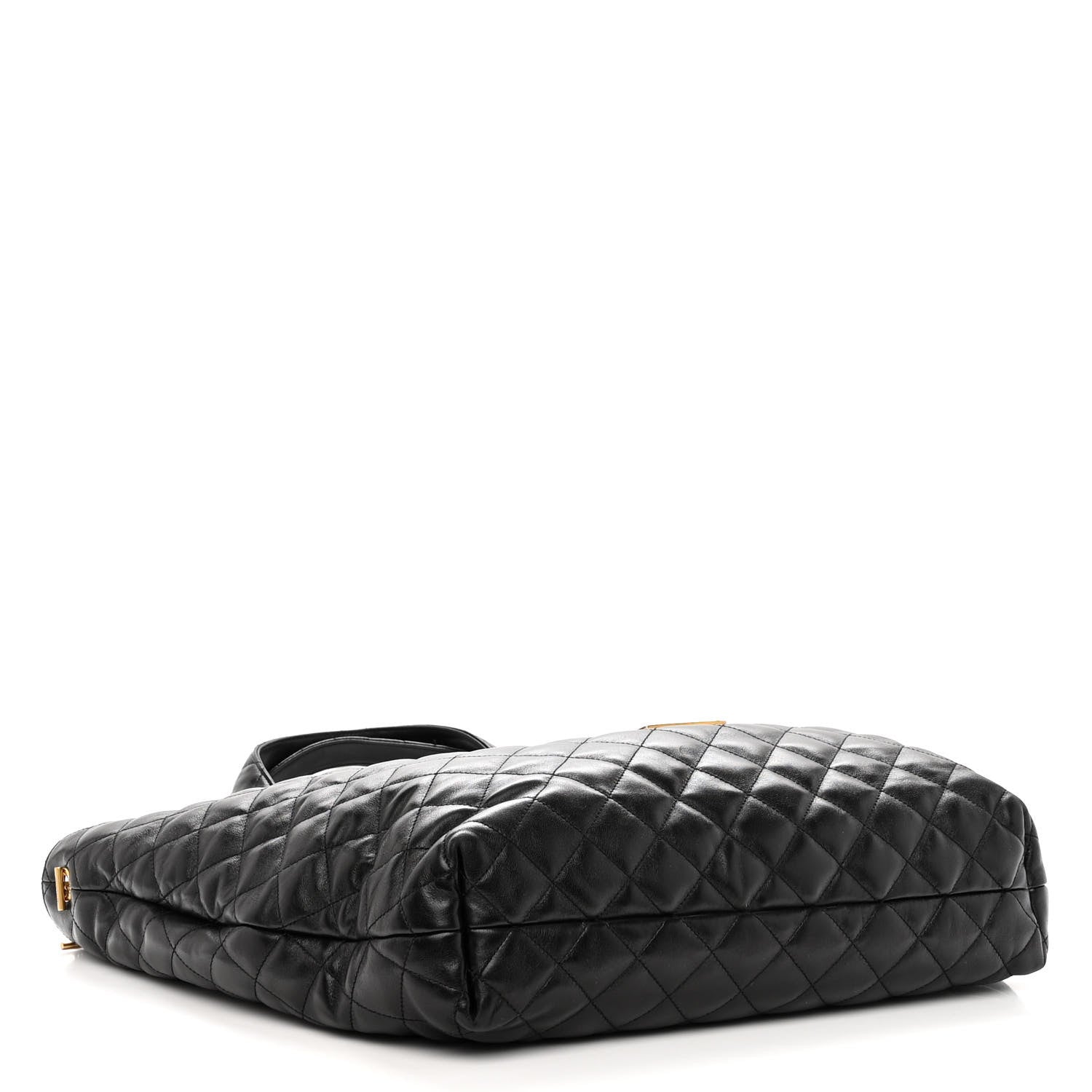 Saint Laurent Lambskin Quilted Maxi Icare Shopping Tote Black 5 of 11