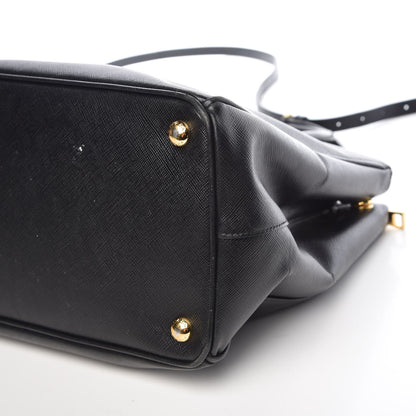 Prada Saffiano Medium Galleria Double Zip Tote Black 13 of 13