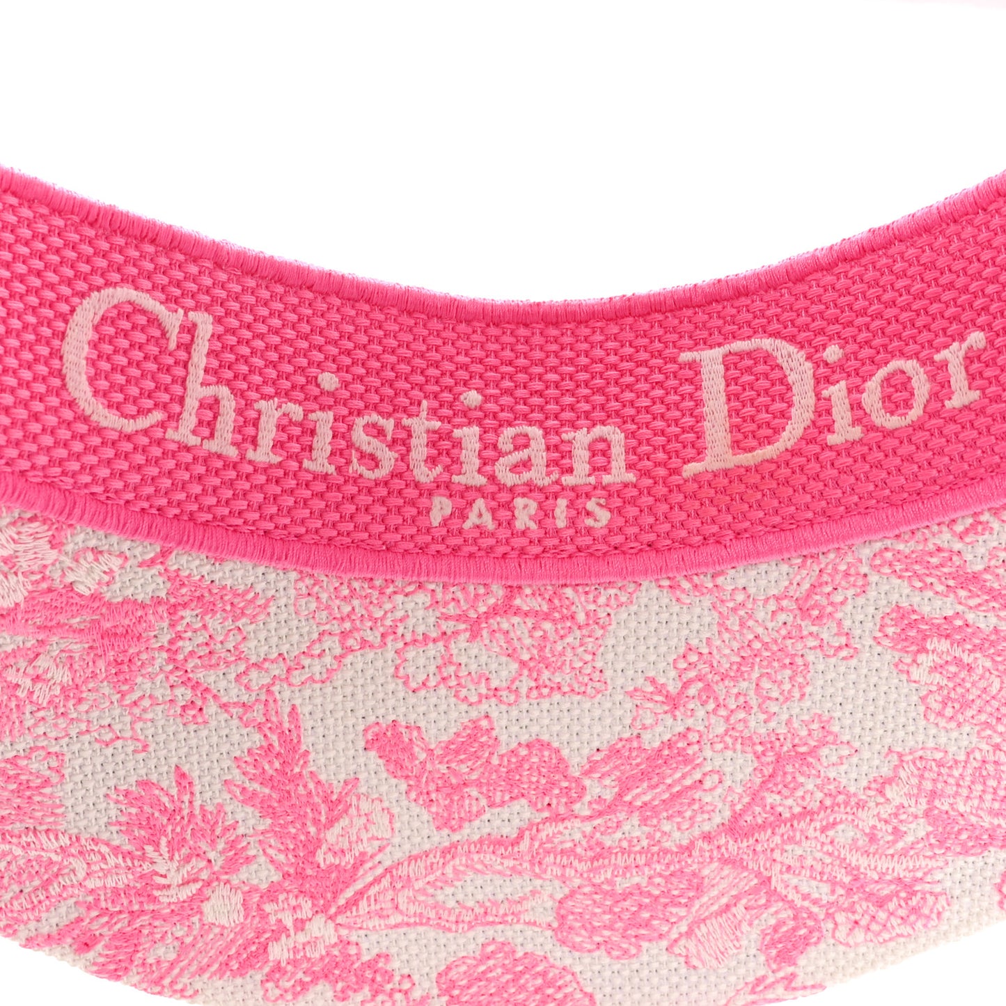 Toile De Jouy Reverse Visor Fluorescent Pink