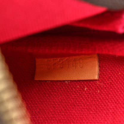 Louis Vuitton Monogram 2019 Christmas Animation Mini Courchevel Pochette Accessories Fuchsia 7 of 8