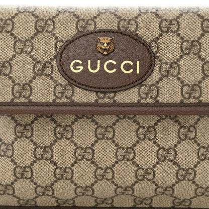 Gucci GG Supreme Monogram Neo Vintage Web Belt Bag Brown 8 of 10