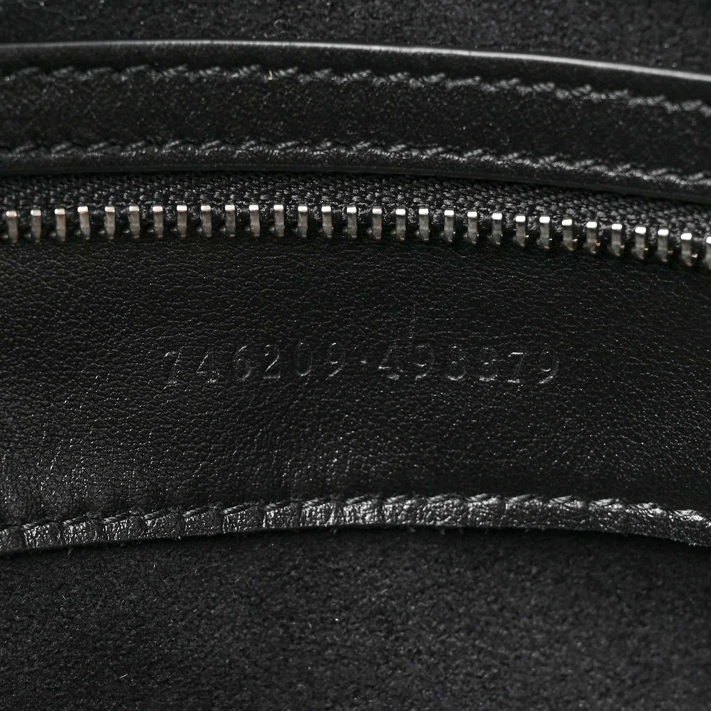 Calfskin Quilted Large Deco Tote Bag Black