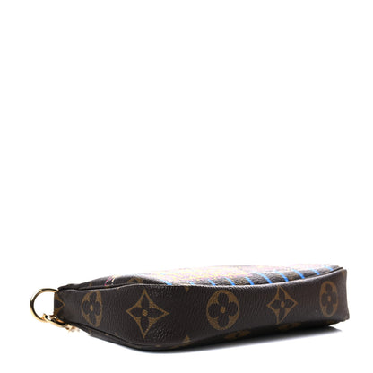 Louis Vuitton Monogram 2020 Christmas Animation Roller Coaster Mini Pochette Accessories Pivoine 4 of 10