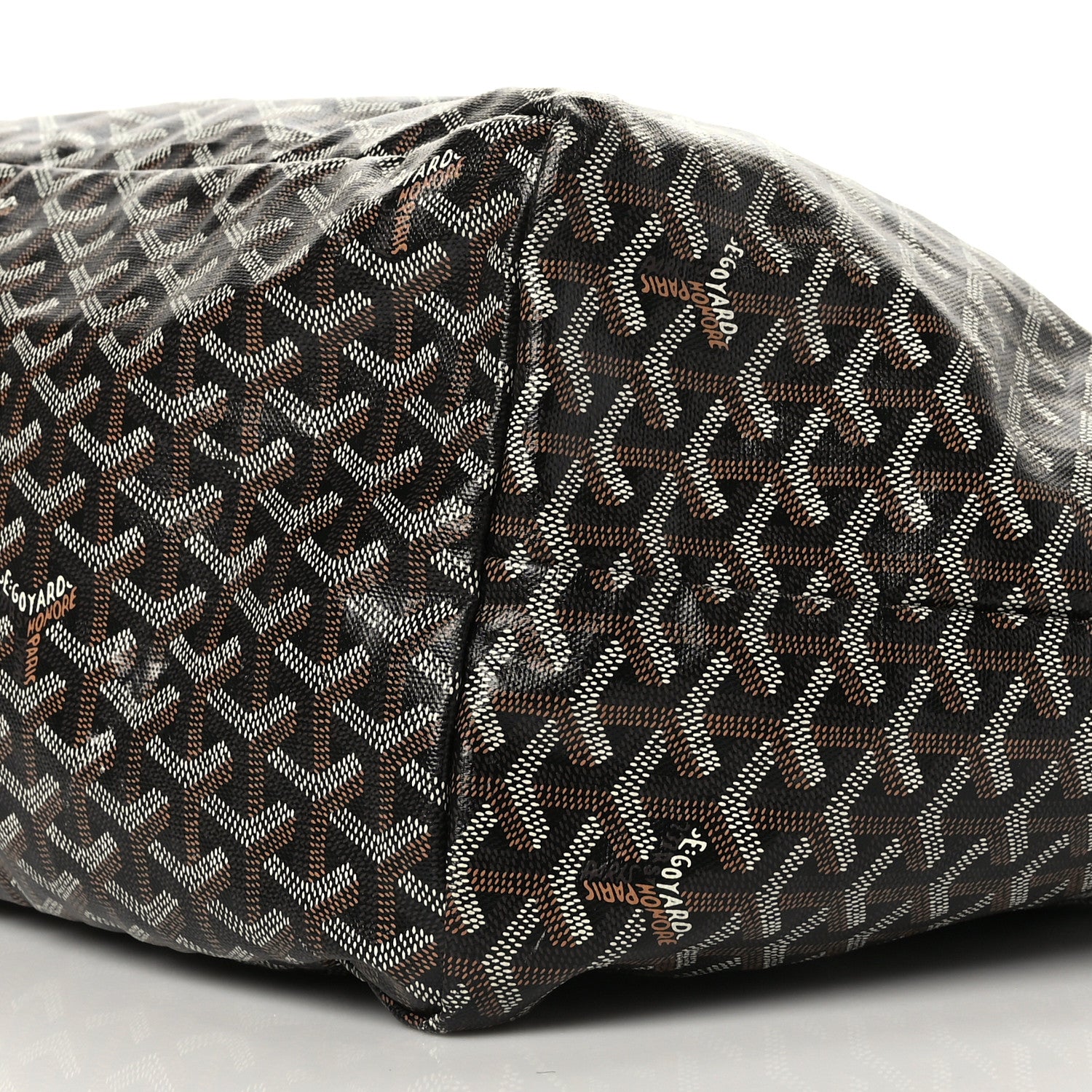 Goyard Goyardine Saint Louis XXL Black Gold 11 of 13