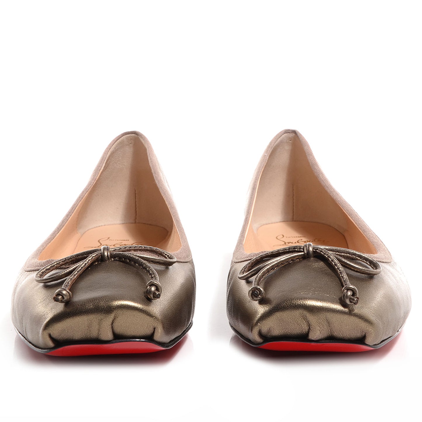 Nappa Leather Rosella Flats 41 Bronze