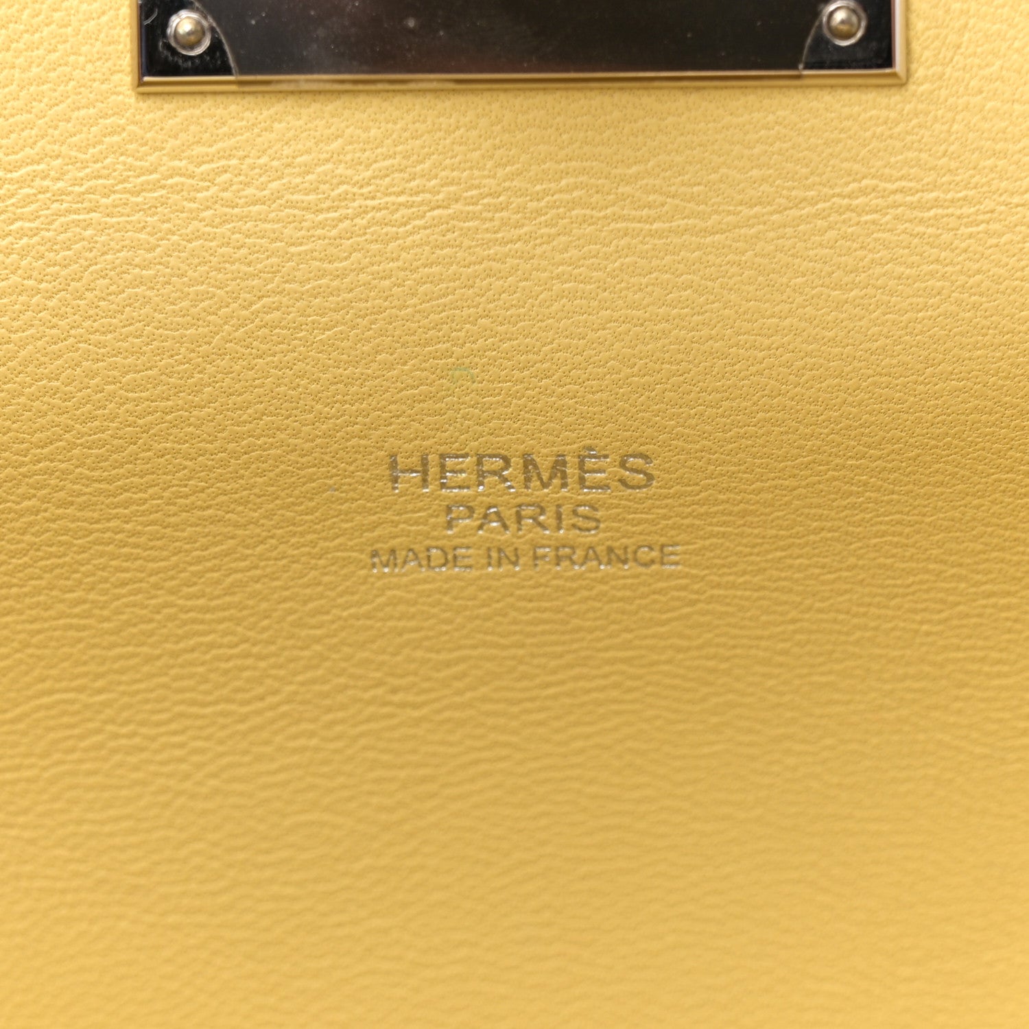 Hermes Evercolor Tri-Color Toolbox 20 White Black Jaune Poussin 6 of 24