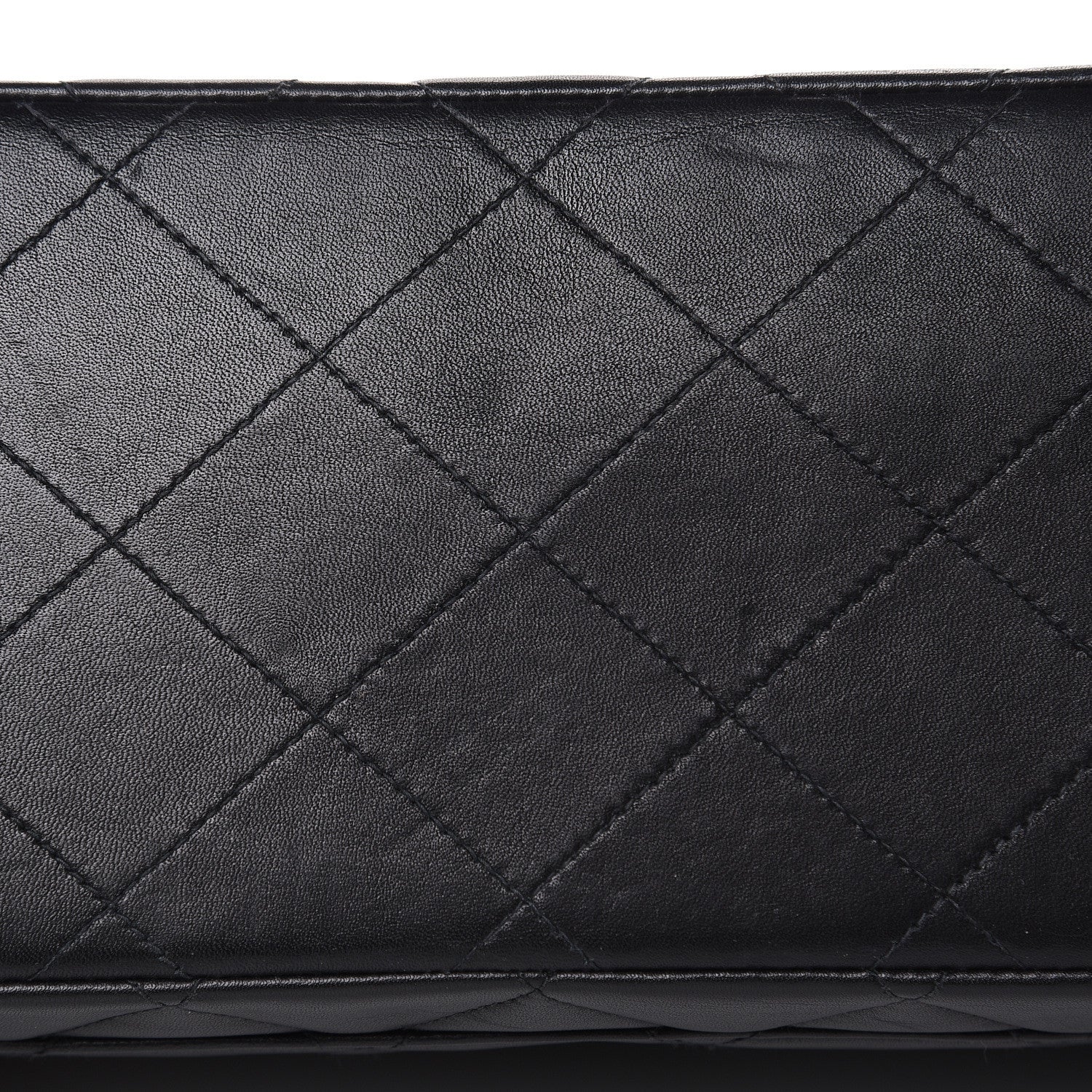 Chanel Lambskin Quilted XL Jumbo Single Flap Black 11 of 14