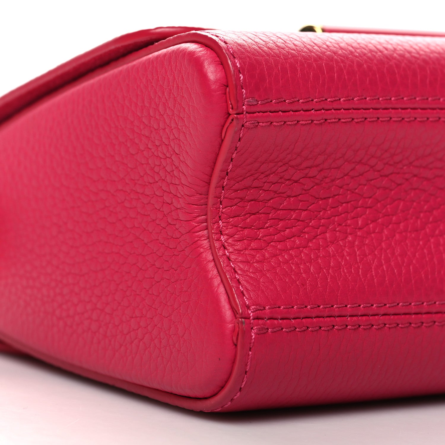 Louis Vuitton Taurillon Smooth Calfskin Scrunchie Twist One Handle PM Pondichery Pink 9 of 10