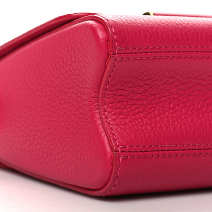 Louis Vuitton Taurillon Smooth Calfskin Scrunchie Twist One Handle PM Pondichery Pink 9 of 10