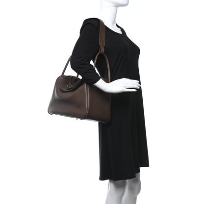 Hermes Taurillon Clemence Lindy 34 Cacao 2 of 11