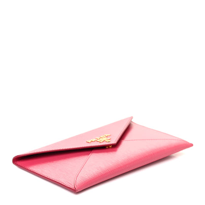 Prada Vitello Move Envelope Wallet Peonia 4 of 7