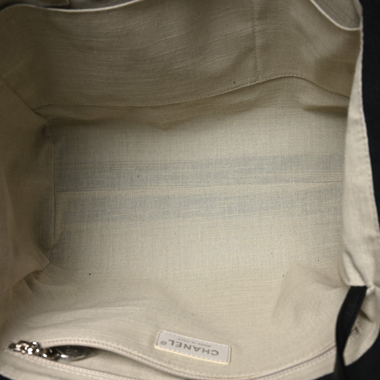 Chanel Mixed Fibers Small Deauville Tote Black 6 of 12